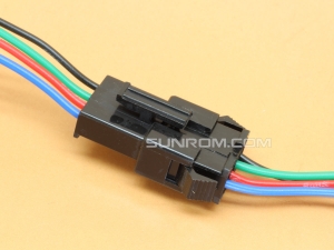 4 Pin JST SM Set of Male 15cm + Female 15cm Wires to Wires Connector