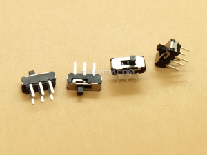 Slide Switch TH Vertical - 6 pins - 2 circuits - 2 positions