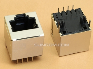 RJ45 8P8C Socket Top Entry Shielded PCB Mount for Network Ethernet