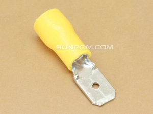 6.3mm Tab - Wire 4-6 sq.mm 24A Male Insulated Quick Disconnect Crimp Terminal