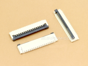 16P 1mm Flip Lock FFC/FPC Bottom Contact Connector