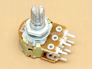 50K (503) L=15mm Rotary Potentiometer (Volume Control) Double