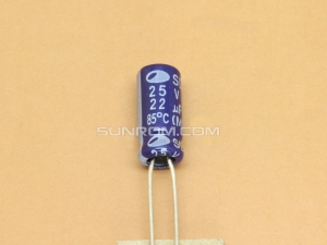 22uF 25V 5mm Samwha