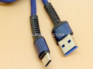 USB Type-C Male Cable for Data and Power Only 1.5 Meter