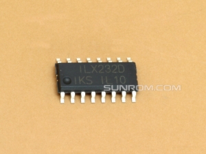 ILX232DT SOIC16 SMD RS232 Driver VCC 5V (Equivalent MAX232)