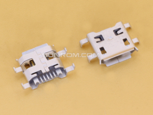 Micro USB 5 pin Bent Entry