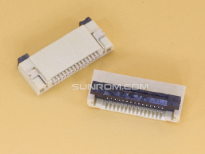 15P 0.5mm Flip Lock FFC/FPC Connector