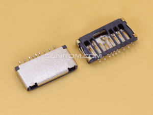 Micro SD Memory Card Socket Short Body