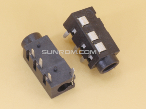 Stereo Socket 3.5mm PCB Mount 4P Through Hole