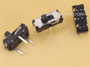 Slide Switch TH Vertical - 3 pins - 1 circuits - 2 positions