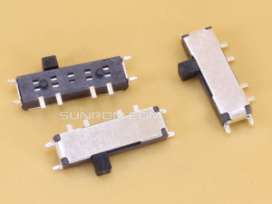 Slide Switch SMD Horizontal - 4 pins - 1 circuits - 3 positions