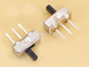 Slide Switch TH Vertical - 3 pins - 1 circuits - 2 positions