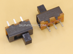 Slide Switch TH Vertical - 3 pins - 1 circuits - 2 positions