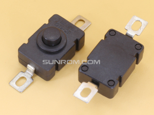 Switch On Off Push 250V 1.5A Rectangle
