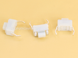 Tactile Switch TH 3x6x5mm White