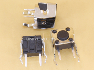 Tactile Switch TH RA 6x6x4.3mm