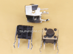 Tactile Switch TH RA 6x6x5mm