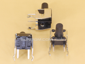 Tactile Switch TH RA 6x6x9mm