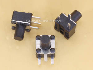 Tactile Switch TH RA 4.5x4.5x6mm