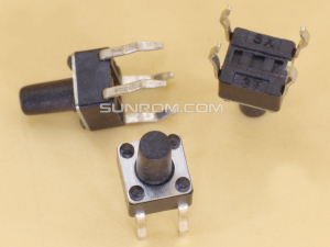 Tactile Switch 4P TH 4.5x4.5x7mm