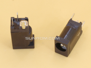 DC Socket 3.5x1.3mm 3P Vertical