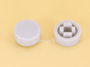 Gray Cap R8 Square Stem 2.4mm for Switches 6x6x7.3mm