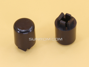 Black Cap R8.9 Square Stem 3.8mm for Switches 12x12x7.3mm