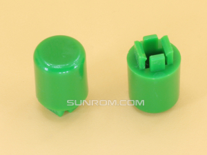 Green Cap R8.9 Square Stem 3.8mm for Switches 12x12x7.3mm