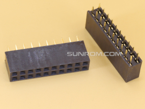 2x10 20P 2.54mm Female Straight Double Row Header Strip