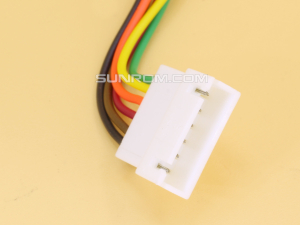 6 pin JST XH, 2.5mm, Board to Wire Extension, One side Male with 30cm Wires