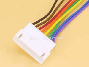 8 pin JST XH, 2.5mm, Board to Wire Extension, One side Male with 30cm Wires