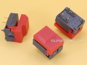 Key Switch 17x12.5mm Red