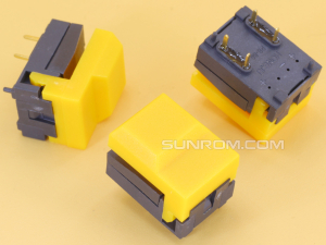 Key Switch 17x12.5mm Yellow