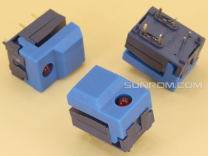 Key Switch 17x12.5mm Blue with LED Light