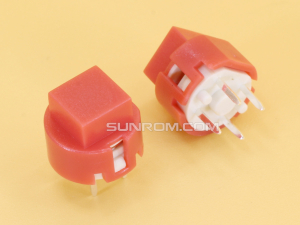 Tact Key Switch Square Red