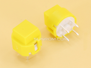 Tact Key Switch Square Yellow
