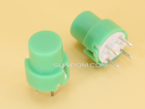 Tact Key Switch Round Green