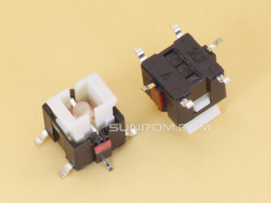 Switch 6x6x7.2mm Red LED SMD