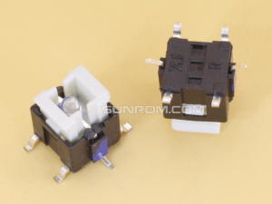 Switch 6x6x7.2mm Blue LED SMD