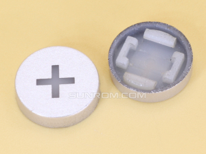 Plus Silver Cap R10 for Switch 6x6x7.2H LED