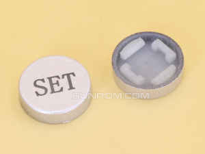 Set Silver Cap R10 for Switch 6x6x7.2H LED