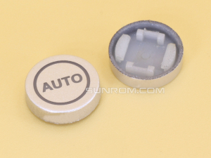Auto Silver Cap R10 for Switch 6x6x7.2H LED