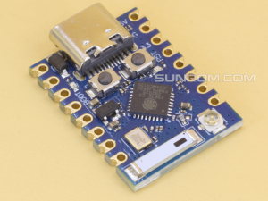 ESP32-C3 Mini WiFi+Bluetooth Development Board - Blue Board - White PCB Antenna and IPX for External Antenna