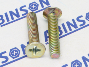 Counter Sunk CSK M4 (4mm) x 20mm Steel MS Phillips Plus Screw