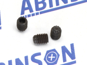 Allen Grub M3 (3mm) x 4mm x 0.5mm Set Screw Blackened Steel MS