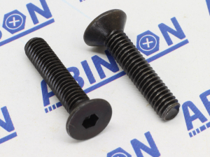 CSK Socket Head M4 (4mm) x 20mm Allen Cap Steel Black Screw