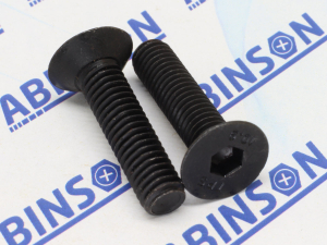 CSK Socket Head M6 (6mm) x 25mm Allen Cap Steel Black Screw