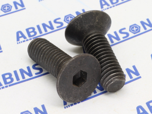 CSK Socket Head M8 (8mm) x 25mm Allen Cap Steel Black Screw