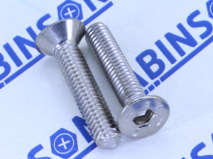 CSK Socket Head M4 (4mm) x 20mm Allen Cap Stainless Steel SS Screw