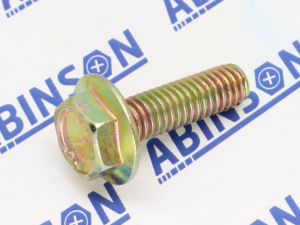 Hex Flange Bolt M6 (6mm) x 20mm x 1mm Mild Steel MS Zinc Plated